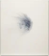 O.T by Thilo Heinzmann, oil and pigment on canvas with Plexiglas cover, sold Oct 2020