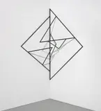 Eva Rothschild, Mastermind, 2009, powder coated aluminium