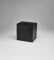 Black Box by Rachel Whiteread, 2005, painted bronze, sold Oct 2020