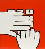 Claire Fontaine, Secret Money Painting, 2009, enamel on board