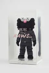 Kaws x Dior, Dior BFF Plush (Black), 2019, polyester plush in original acrylic display case and sleeve
