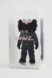 Kaws x Dior, Dior BFF Plush (Black), 2019, polyester plush in original acrylic display case and sleeve