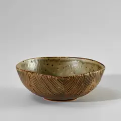 Axel Salto, Bowl, model no. 20728, designed circa 1944, Stoneware, Sung glazes