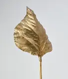 Tommaso Barbi, Two 'Foglia' standard lamps, 1970s, Brass