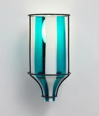 Two wall lights by Venini, 1950s, Coloured glass, painted steel, offered Dec 2020