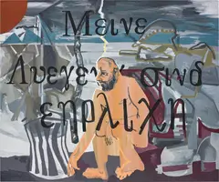Martin Kippenberger, Ohne Titel (Meine Lügen sind ehrliche), 1992, oil on canvas