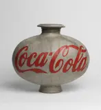Ai Weiwei, Coca-Cola Vase, 2014, painted Han dynasty vase (206 BC-220 AD)