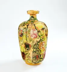 Grayson Perry, Sunset through Net Curtains, 1996, glazed ceramic
