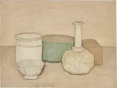 Giorgio Morandi, Natura morta, 1952, oil on canvas