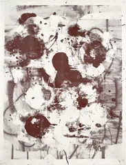 Christopher Wool, Untitled, 2009, silkscreen ink on linen