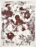 Christopher Wool, Untitled, 2009, silkscreen ink on linen
