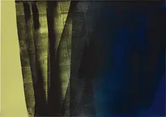 T1976 - E3 by Hans Hartung, 1976, acrylic on canvas, sold Mar 2019