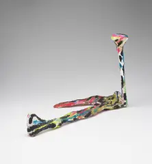 Passstück by Franz West, 1980, polyester, gauze, plaster and dispersion, offered Mar 2019