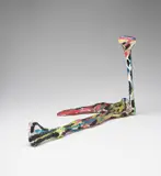 Franz West, Passstück, 1980, polyester, gauze, plaster and dispersion