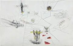Untitled by Roberto Matta, 1943, coloured pencil and graphite on paper, sold Mar 2019