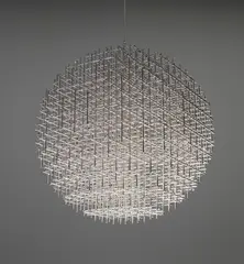 François Morellet, Sphère-Trames, 1962, stainless steel