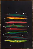 Untitled by Harold Ancart, 2013, oilstick on paper mounted on panel, in artist's frame, sold Mar 2019