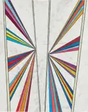 Mark Grotjahn, Untitled (Butterfly Five Color Ray)