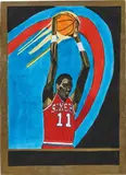 Jonas Wood, Manute With Flaming Ball
