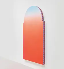 Untitled (flat) by Alex Israel, 2014-15, acrylic on stucco and ceramic tiles, sold Mar 2019