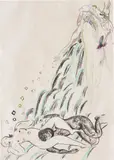Chris Ofili, Study for Ovid-Jupiter