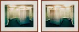 Andreas Gursky, Zürich Bankproject No. 5, 1997, c-print face-mounted to Plexiglas, in artist's frame, in 2 parts