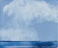 Miquel Barceló, La Mer avec Nuages, 2002, mixed media on canvas