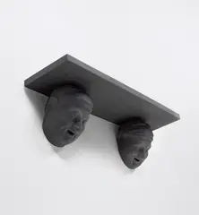 Juan Muñoz, Untitled (Amsterdam Series), 1988, paint and papier-mâché on wood