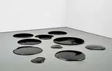 Ai Weiwei, Oil Spills, 2006, glazed porcelain, in 10 parts