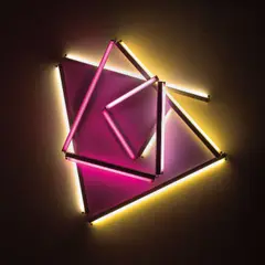 Mark Handforth, English Rose, 1996, fluorescent lights and fixtures
