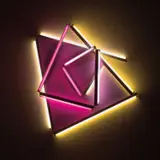 Mark Handforth, English Rose, 1996, fluorescent lights and fixtures