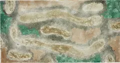 Richard Deacon, Change Of State # l, 2019, epoxy, sawdust and coloured crayon on prepared board