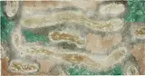 Richard Deacon, Change Of State # l, 2019, epoxy, sawdust and coloured crayon on prepared board