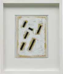 Keith Coventry, Nemo Estate, 2018, coloured pencil and oil stick on paper mounted on paper, in artist's frame