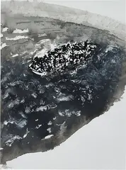 Maggi Hambling, 2019, 2019, ink, acrylic and pencil on paper