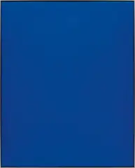 Lucien Smith, Untitled (blue padding), 2011, vinyl, foam and plywood, in artist's frame