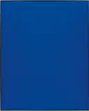 Lucien Smith, Untitled (blue padding), 2011, vinyl, foam and plywood, in artist's frame