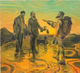 Anton Henning, La rencontre, No 3, 2002, oil on canvas
