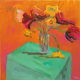 Anton Henning, Blumenstilleben No 115, 2002, oil on canvas