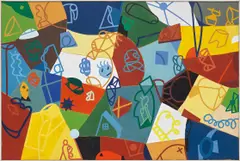 Jan Voss, Untitled, 2000, oil on canvas, in artist's frame