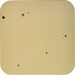 Thomas Grünfeld, Eye painting, 2000, glass and resin on panel