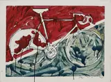 Senza Titolo by Mario Schifano, 1979-81, oil and enamel on canvas, sold Apr 2019