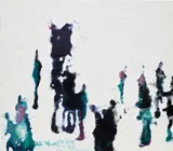 Philippe Cognée, Etoile pour folie no. 2, 2008, Encaustic paint on canvas mounted on panel