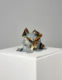 Philippe Pasqua, Vanité aux papillons, 2011, butterflies and acrylic on resin on board, with artist's plinth