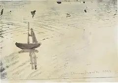 Norbert Schwontkowski, Untitled, 1993, oil on photocopied paper