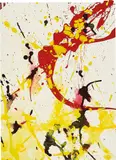 Untitled by Sam Francis, 1989, acrylic on paper, sold Apr 2019