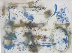 Futura 2000, Untitled, 1983, enamel paint and acrylic on canvas