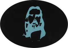 Aaron Young, Focus on the four dots…, 2010, acrylic and silkscreen ink on canvas