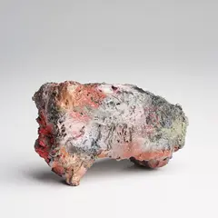 Phyllida Barlow, Untitled, cement, plaster, expanding foam, wire, spray enamel and sealant