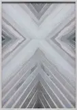 Haegue Yang, Trustworthy X # 138, 2012, paper collage and envelope security pattern collage on grid paper